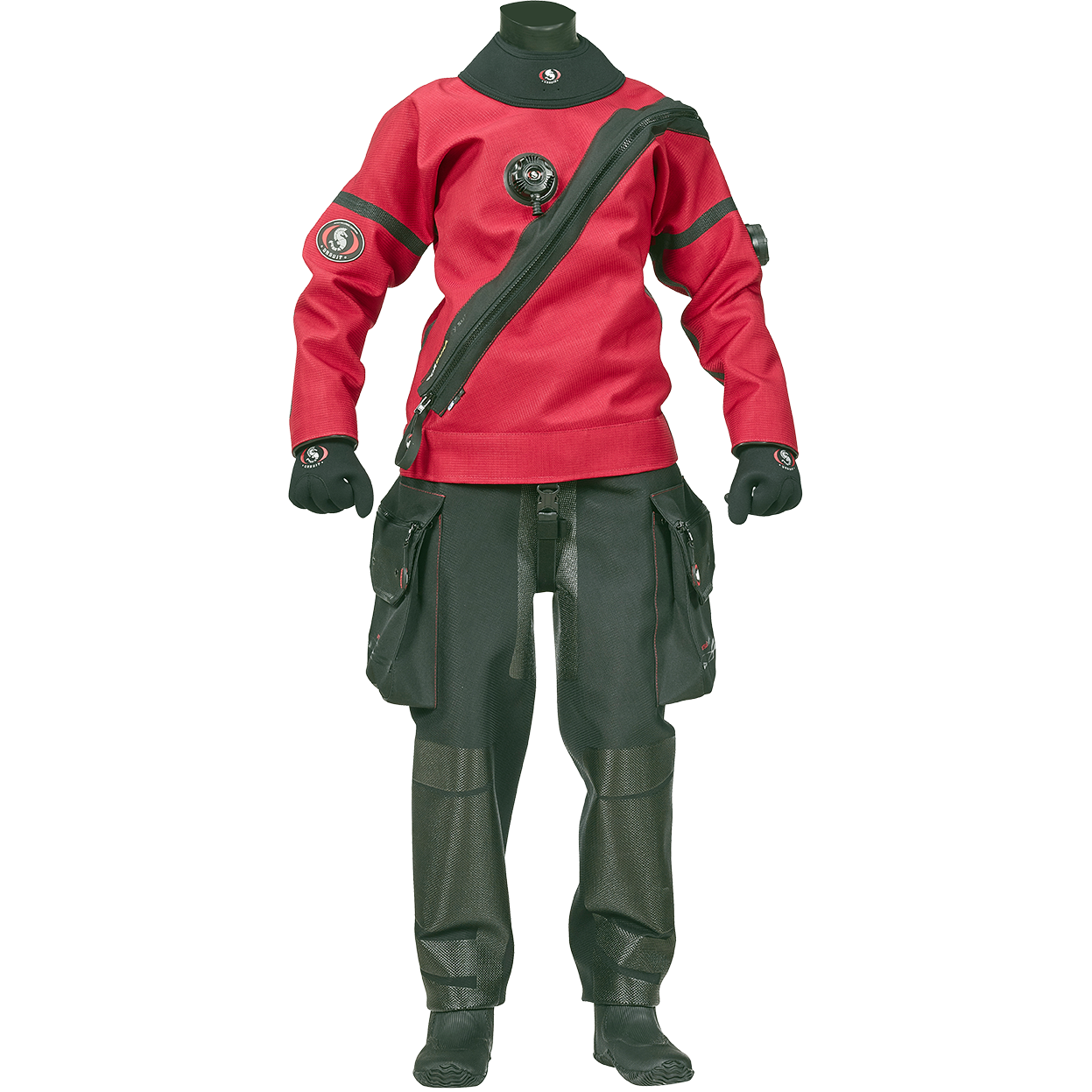 Þurrgalli Cordura rauður KVK
