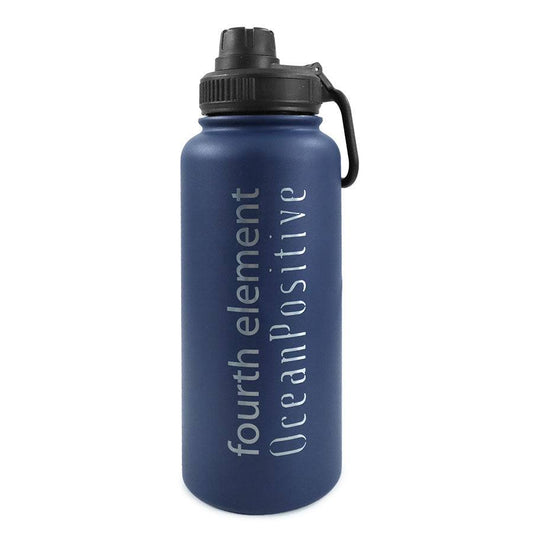 Stálflaska 900ml dökkblá