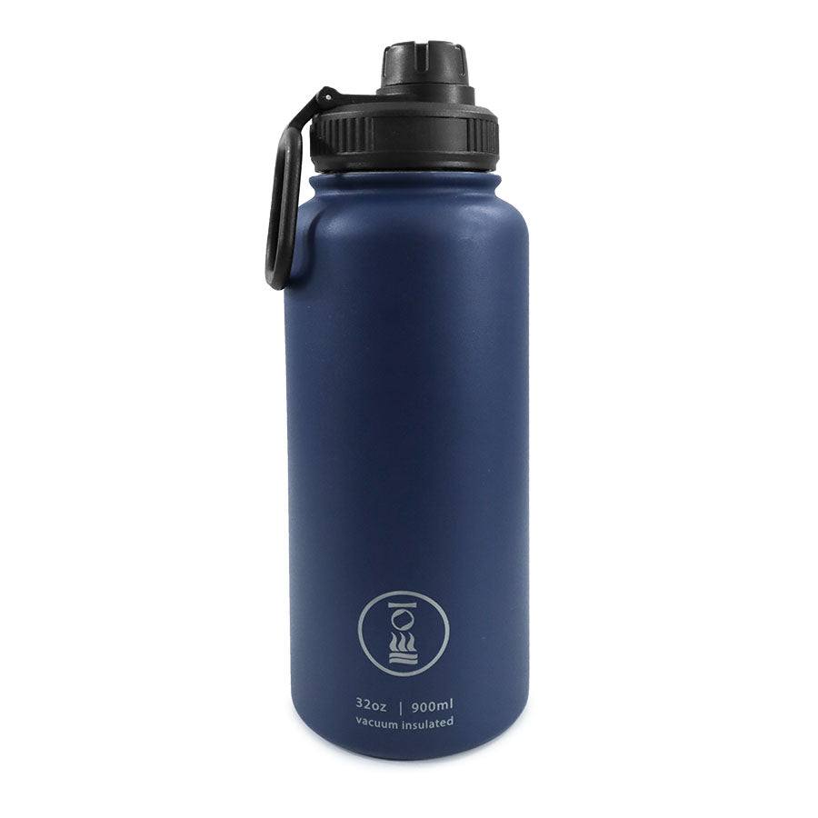 Stálflaska 900ml dökkblá