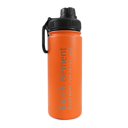 Stálflaska 500ml appelsínugul