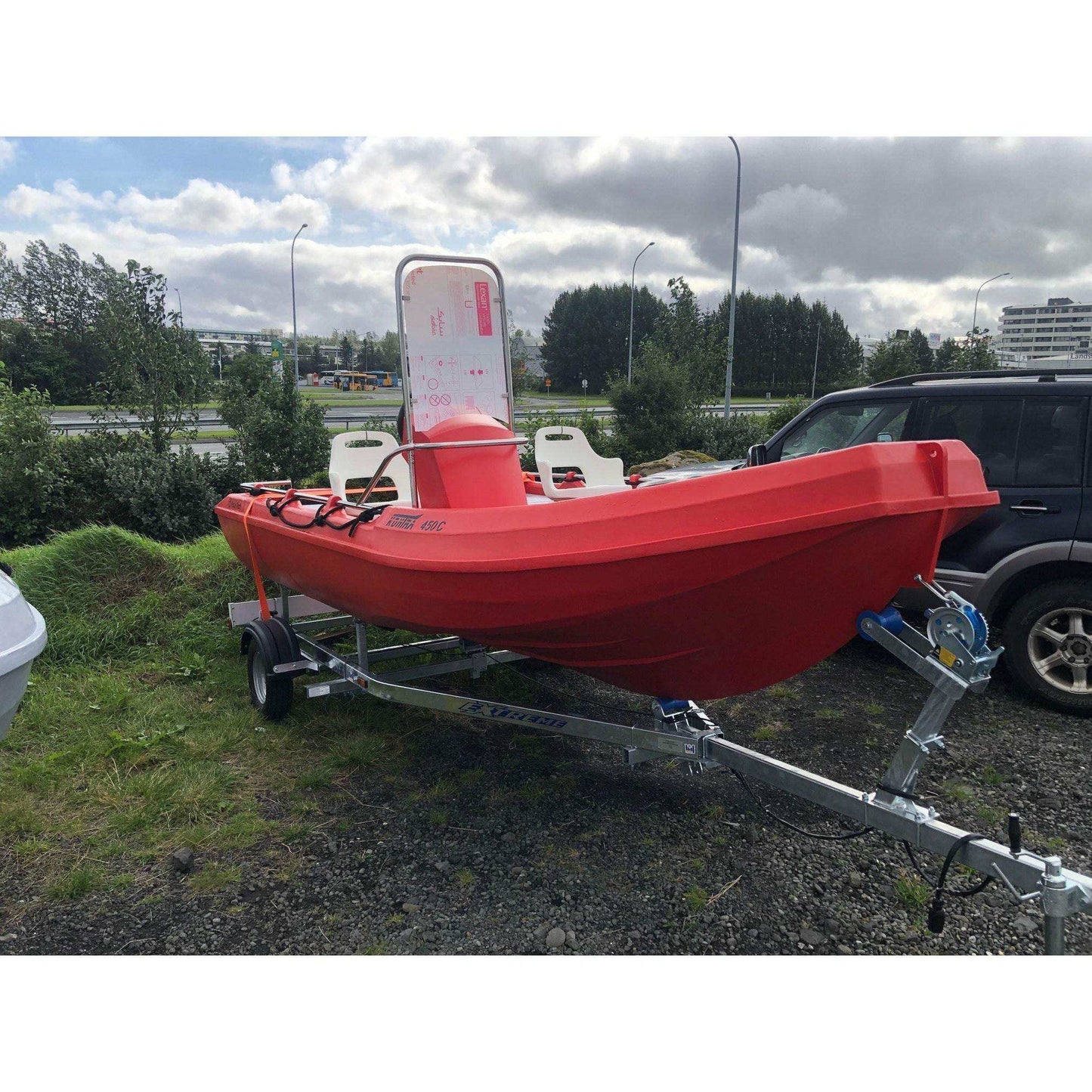 Bátur Kontra 450C með bátakerru