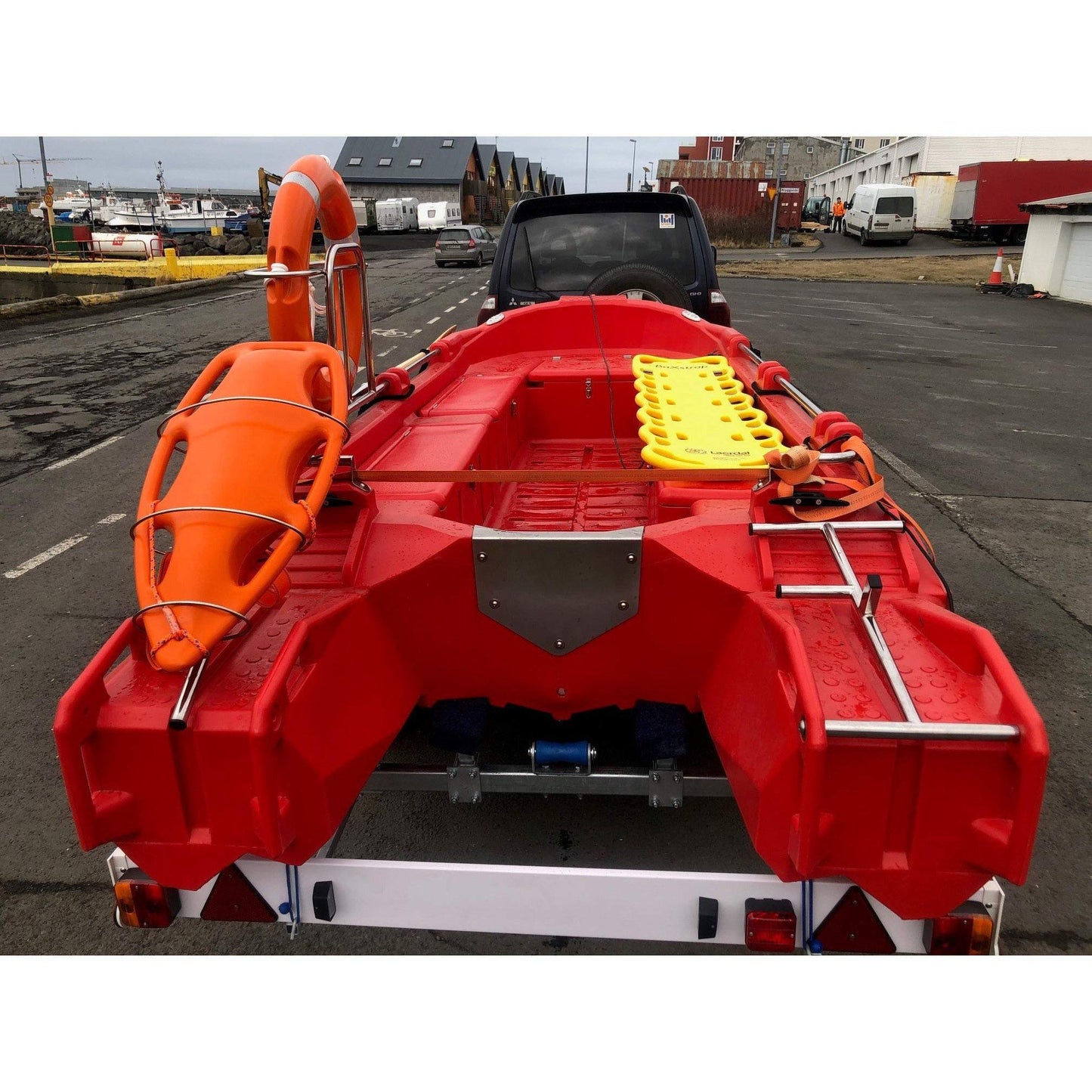 Bátur Kontra 400R Rauður Björgunarsveit M/kerru