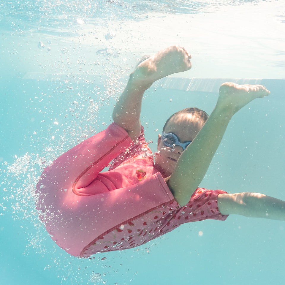 Sundgalli neoprene jarðaber með síðum ermum og UV vörn